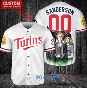 Minnesota Twins Hocus Pocus Sanderson Sisters Halloween Baseball Jersey