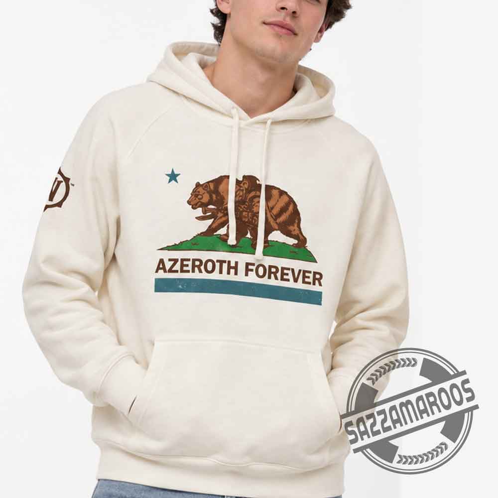 World of Warcraft Forever Azeroth Hoodie Shirt (2) World of Warcraft Forever Azeroth Gaming Hoodie – image 2 of 3