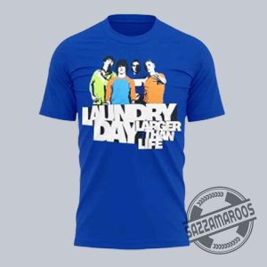 Laundry Day Larger Than Life Tour 2026 Blue T-Shirt