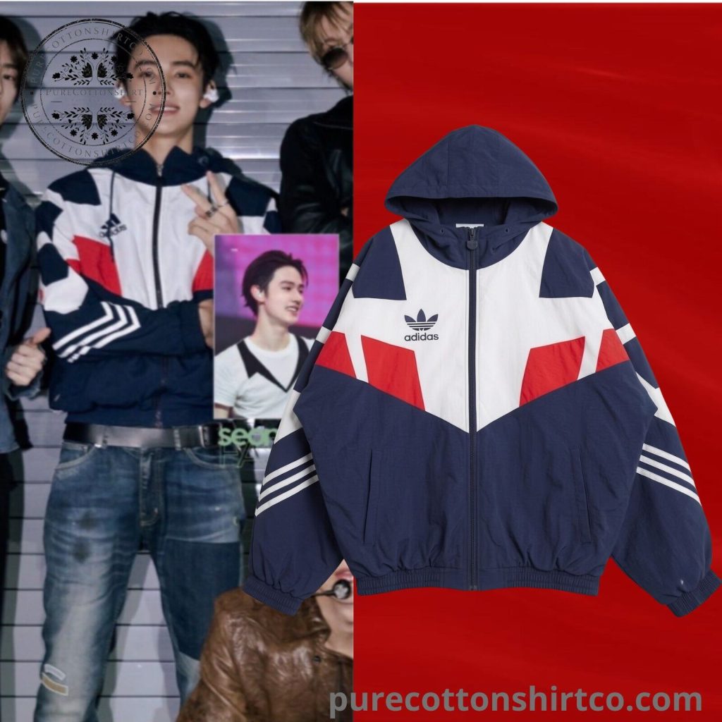 Seonghyeon Cortis Vintage Adidas Windbreaker Jacket Seonghyeon Cortis Vintage Adidas Windbreaker Jacket