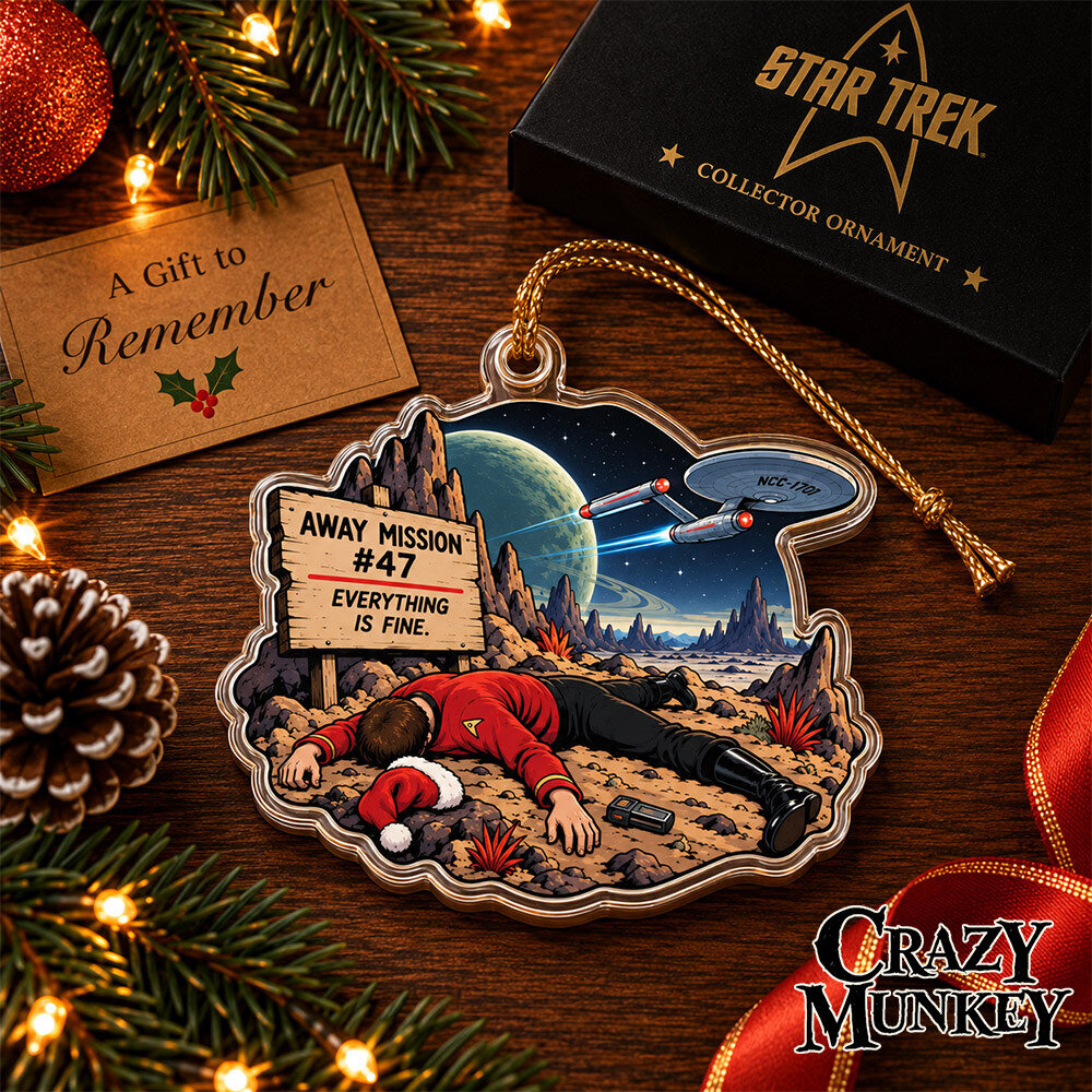 Star Trek Away Mission 47 Everything Is Fine Concept Fan Ornament | Home Decor
