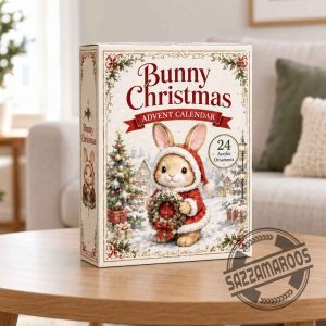 Bunny Christmas Advent Calendar 2026 – 24 Cute Rabbit Christmas Countdown Gift Set