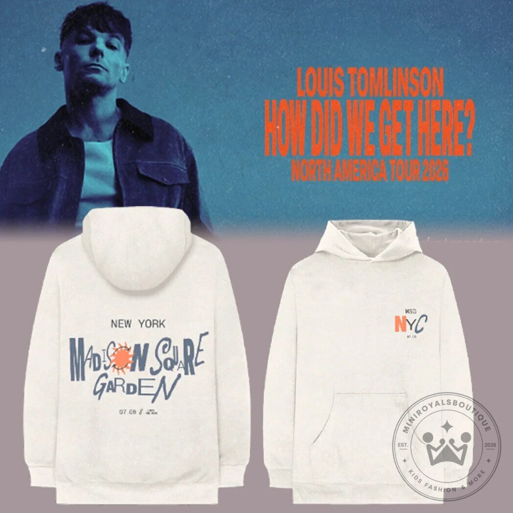 Louis Tomlinson How Did We Get Here North America Tour 2026 Madison Square Garden Hoodie