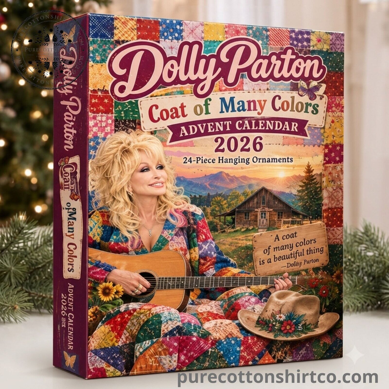 Dolly Parton Coat of Many Colors Advent Calendar 2026 - 24 Days Flat Acrylic Ornaments Box 5 Dolly Parton Coat of Many Colors Advent Calendar 2026 - 24 Days Flat Acrylic Ornaments Box