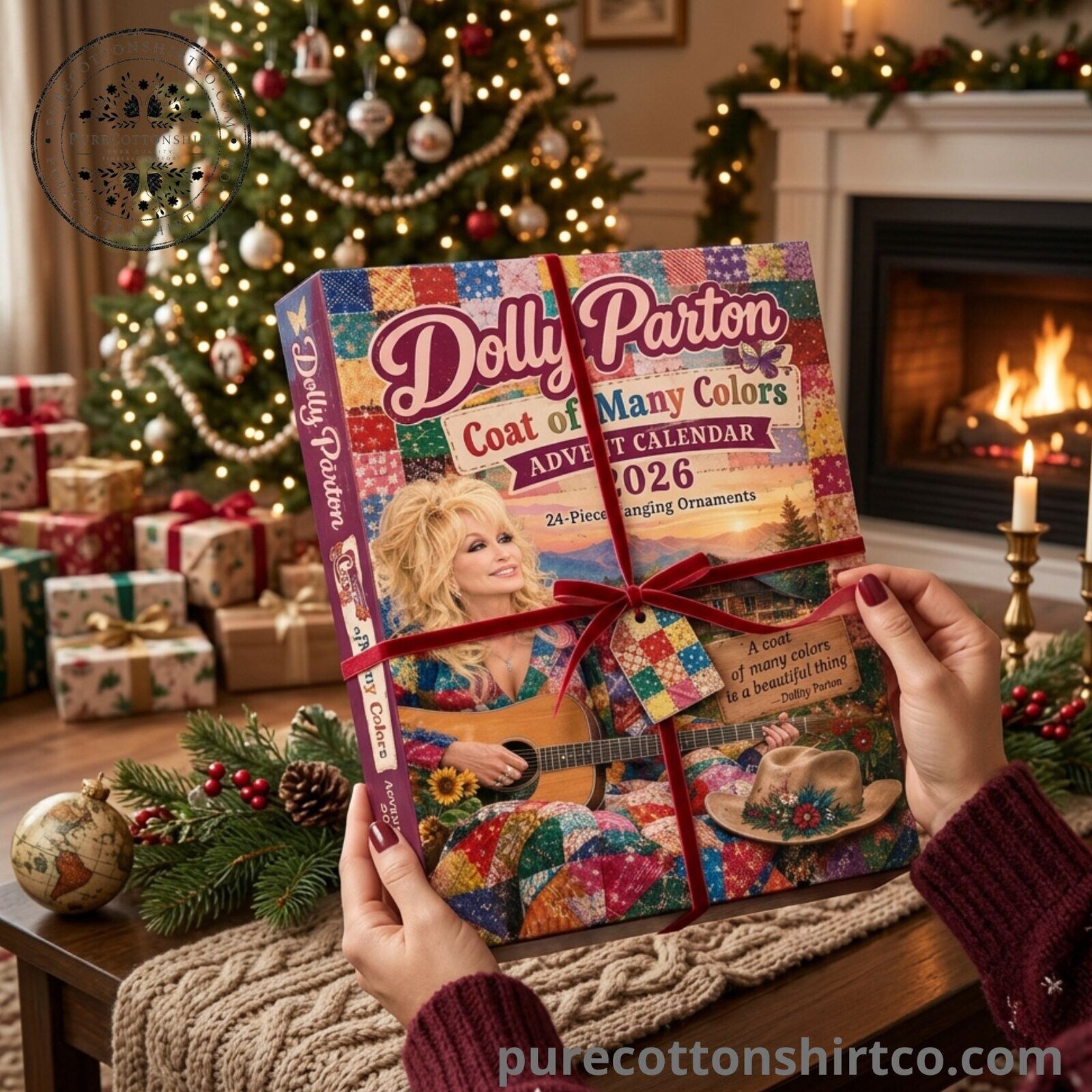 Dolly Parton Coat of Many Colors Advent Calendar 2026 - 24 Days Flat Acrylic Ornaments Box 7 Dolly Parton Coat of Many Colors Advent Calendar 2026 - 24 Days Flat Acrylic Ornaments Box