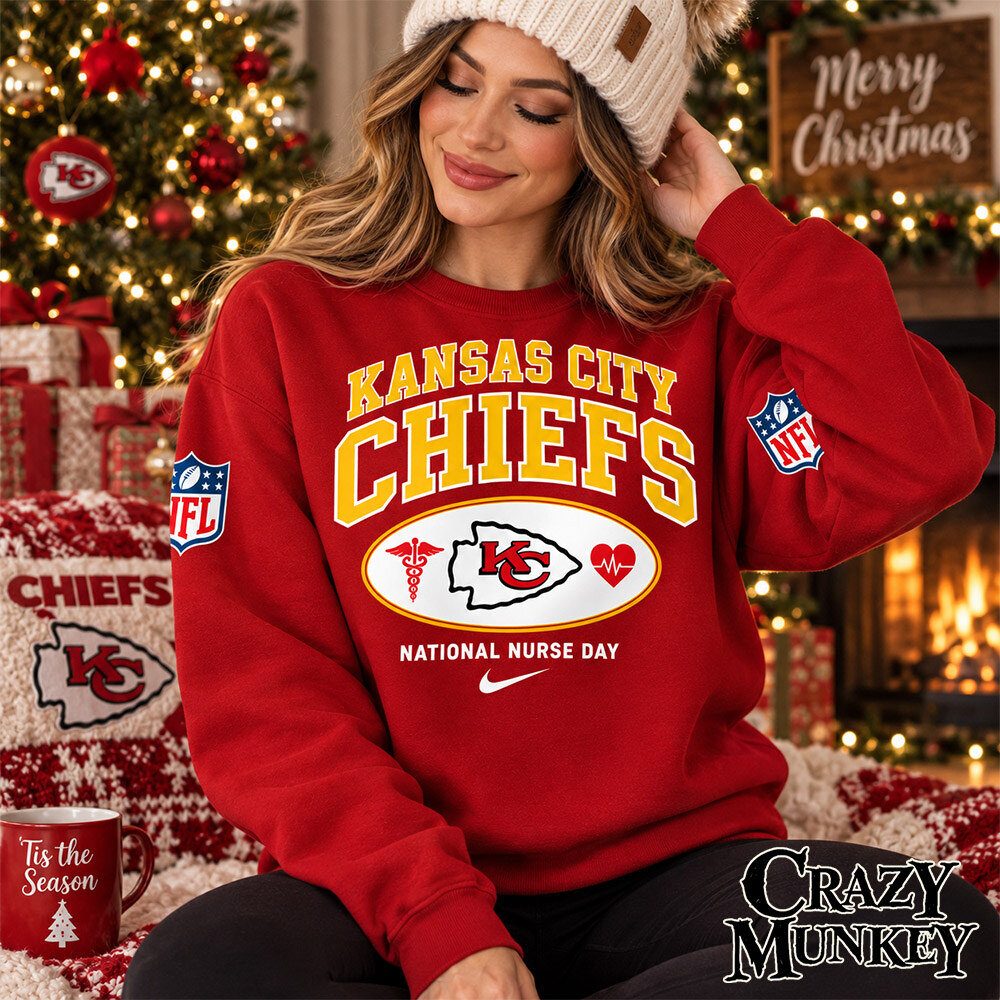 Kansas City Chiefs Nurse Work Of Heart Concept Fan Sweatshirt | Apparel