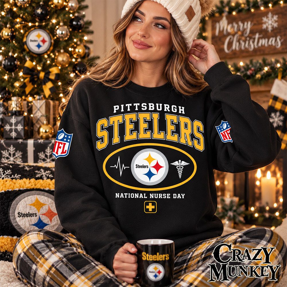 Pittsburgh Steelers Nurse Work Of Heart Concept Fan Sweatshirt | Apparel