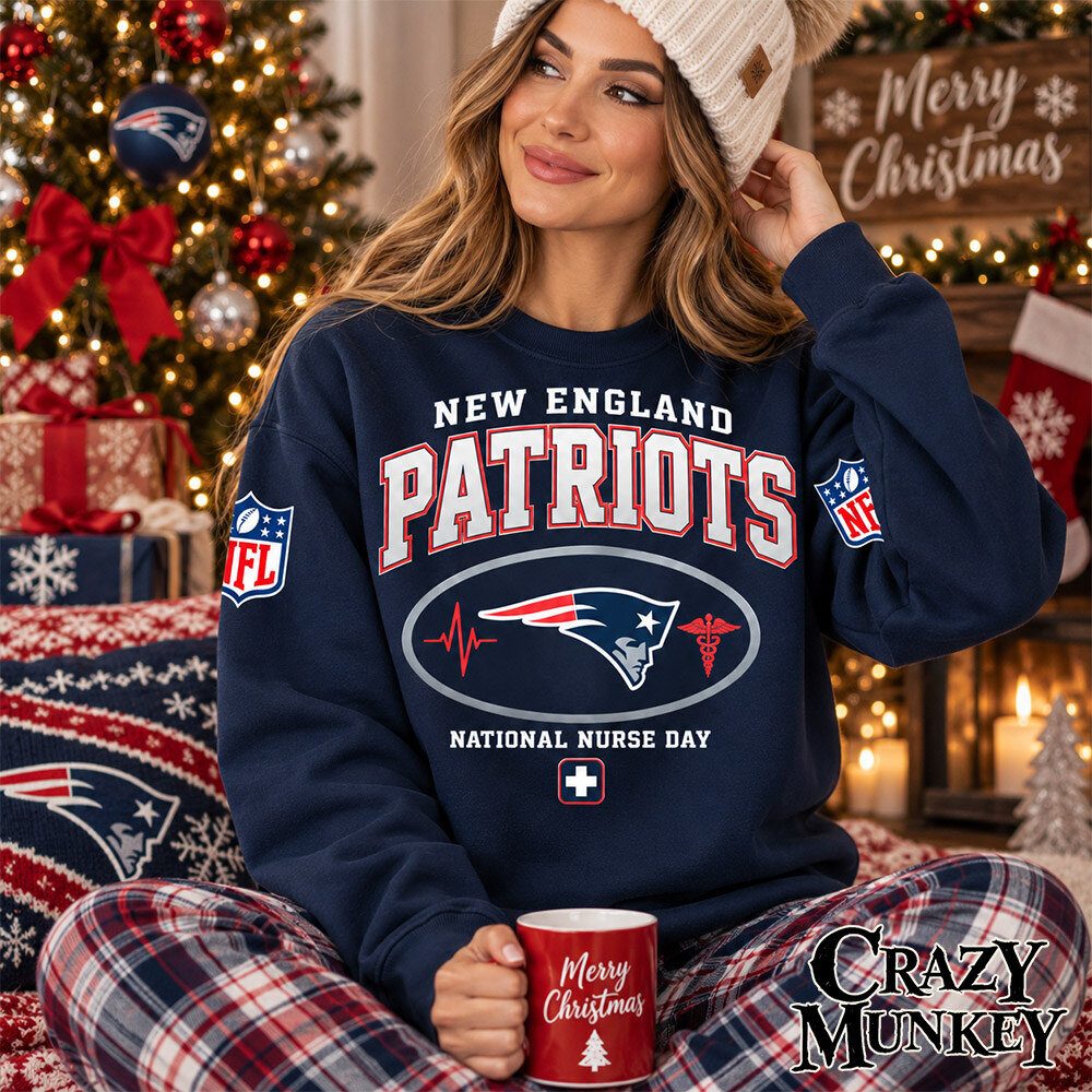 New England Patriots Nurse Work Of Heart Concept Fan Sweatshirt | Apparel