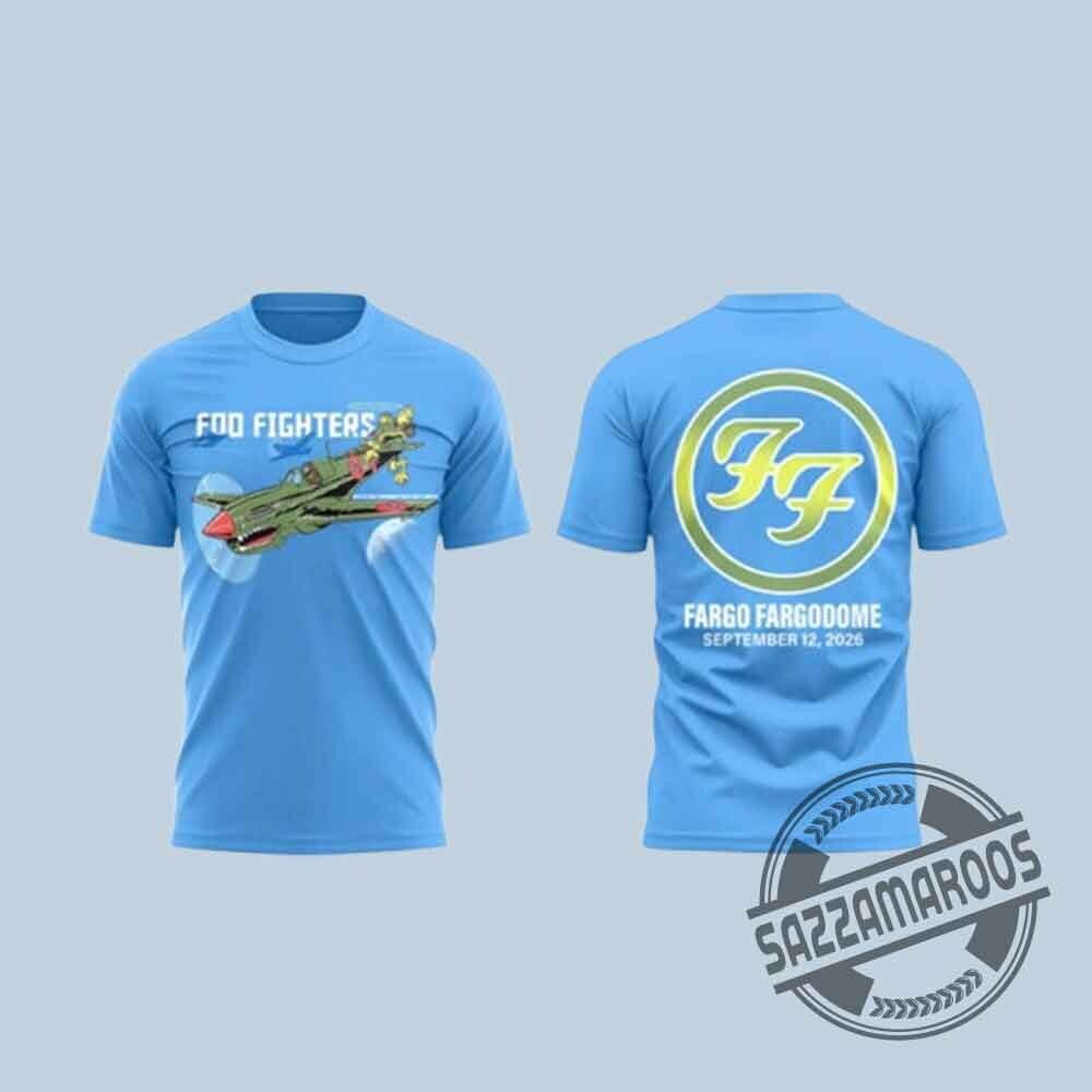 Foo Fighters Take Cover Tour 2026 Fargo Fargodome Concert T-Shirt 6 Foo Fighters Take Cover Tour 2026 Fargo Fargodome Concert T-Shirt