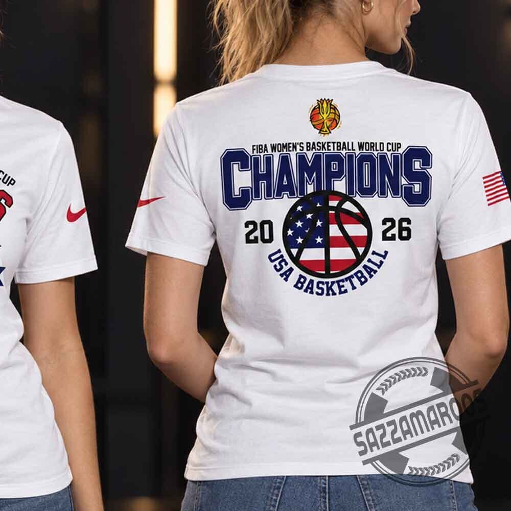 USA Basketball 2026 FIBA Women's World Champions Shirt 6 USA Basketball 2026 FIBA Women