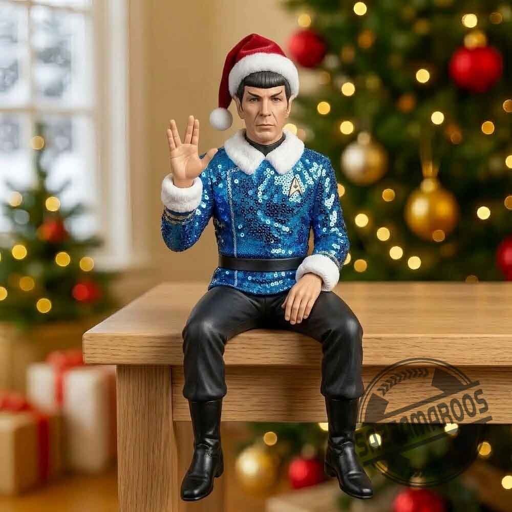 Star Trek Spock on a Shelf Christmas Figurine 3 Star Trek Spock on a Shelf Christmas Figurine