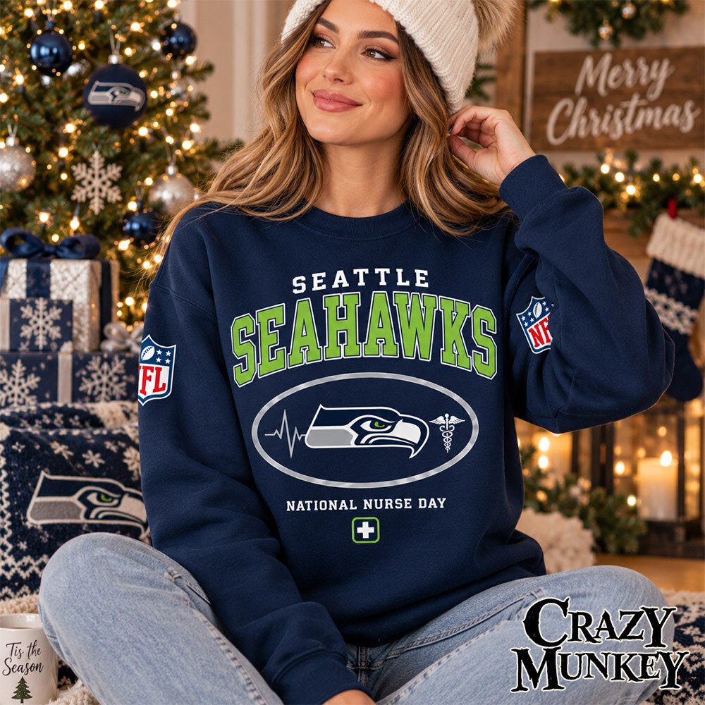 Seattle Seahawks Nurse Work Of Heart Concept Fan Sweatshirt | Apparel