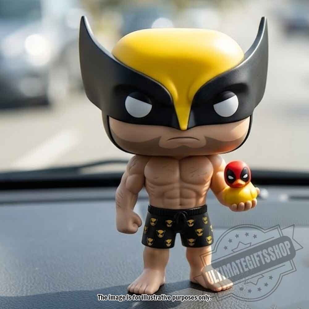 Funko Pop! Bathtime Wolverine #01 with Deadpool Duck Vinyl Figure 5 Funko Pop! Bathtime Wolverine #01 with Deadpool Duck Vinyl Figure