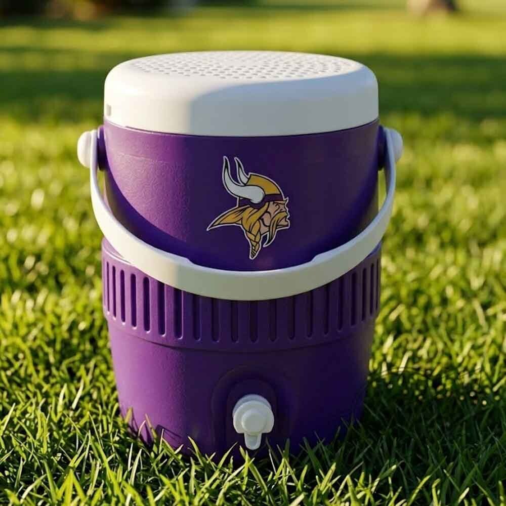 Minnesota Vikings Purple Cooler Cup 4 Minnesota Vikings Purple Cooler Cup