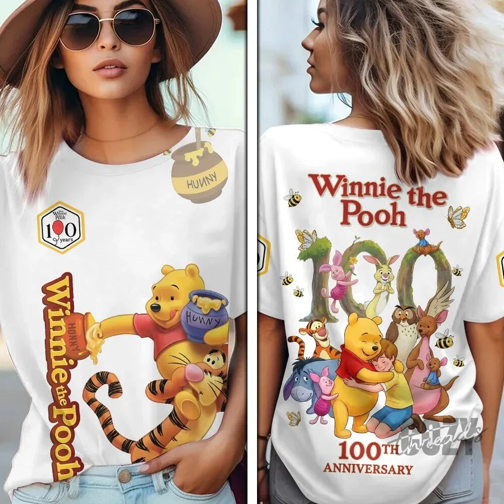 Winnie the Pooh 100th Anniversary Celebration Honey Pot Graphic T-Shirt