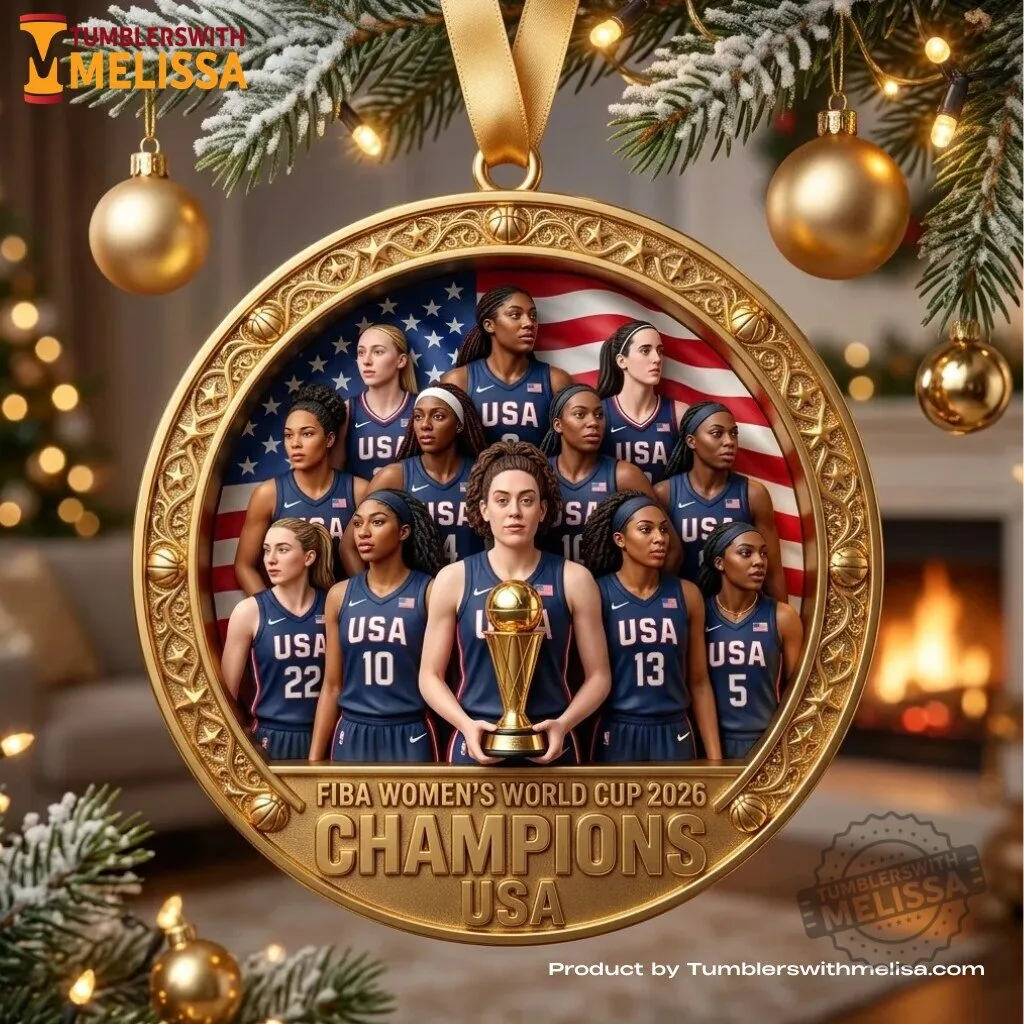 FIBA Womens World Cup 2026 Champions USA Christmas Ornament 2 FIBA Womens World Cup 2026 Champions USA Christmas Ornament premium quality collectible or lifestyle product for everyday use