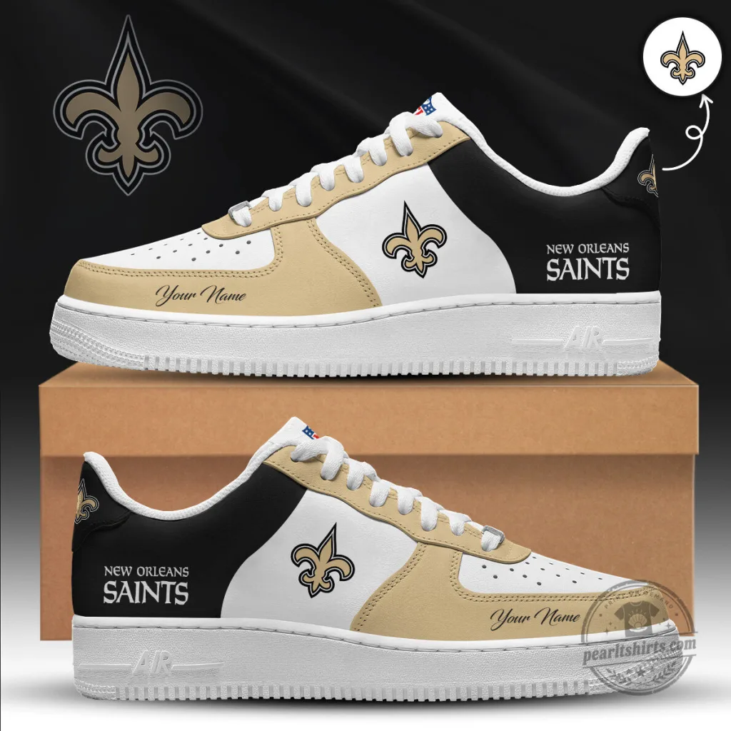 New Orleans Saints Personalized Fan Air Force 1 Style Shoes 17 New Orleans Saints Personalized Fan Air Force 1 Style Shoes