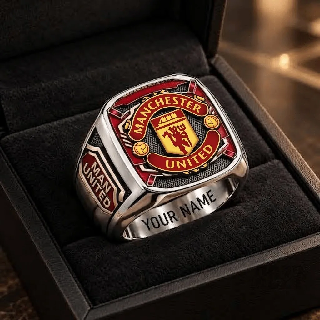 Manchester United Football Club Personalized Fan Championship Ring