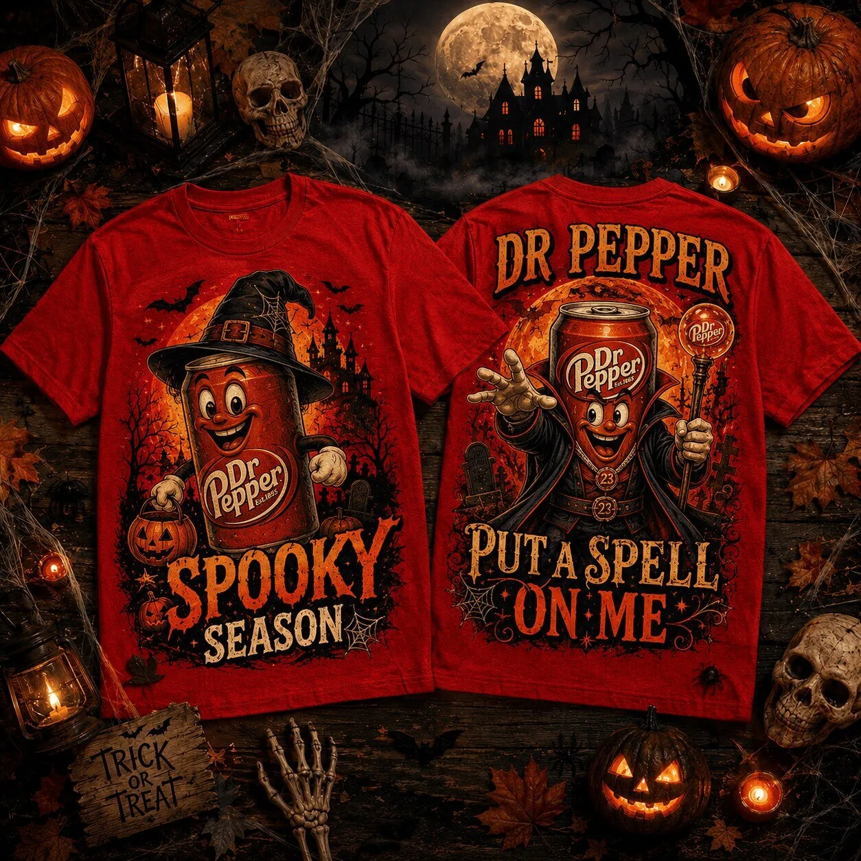 Dr Pepper Spooky Season Shirt, Halloween Witch Can "Put a Spell on Me" T-Shirt