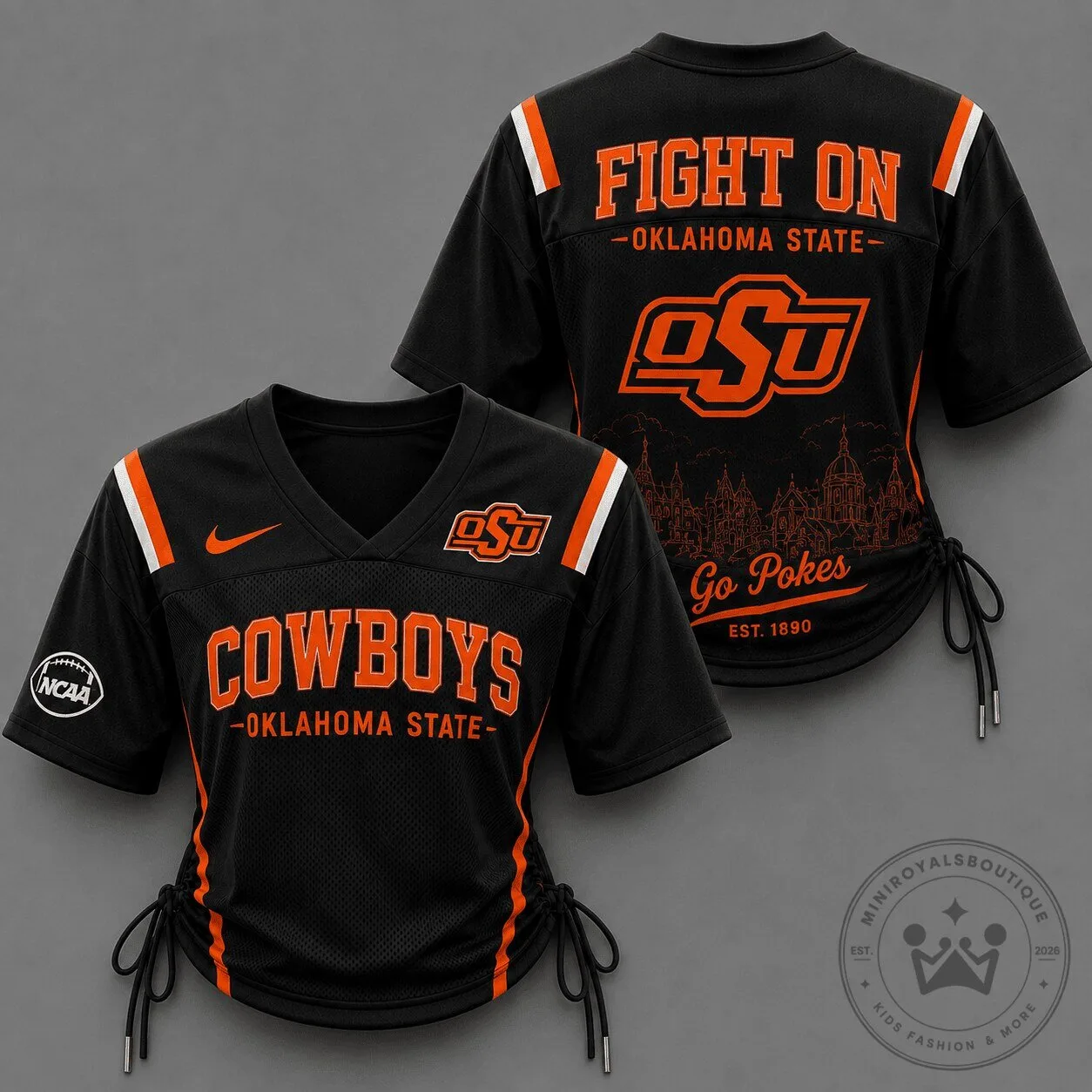 Oklahoma State Cowboys Women's NCAA Football Jersey