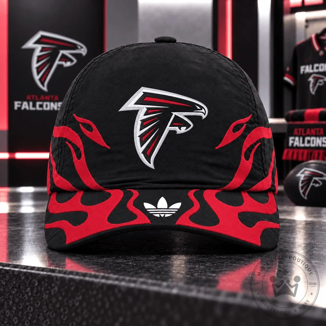 Atlanta Falcons National Football League Flame Edition Adjustable Cap Hat