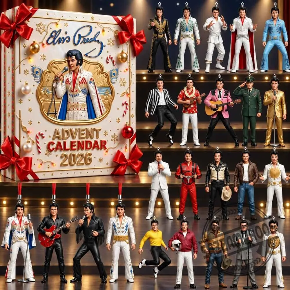 Elvis Presley Advent Calendar 2026 – 24 Days Christmas Countdown with Rock 'n' Roll 3 Elvis Presley Advent Calendar 2026 – 24 Days Christmas Countdown with Rock