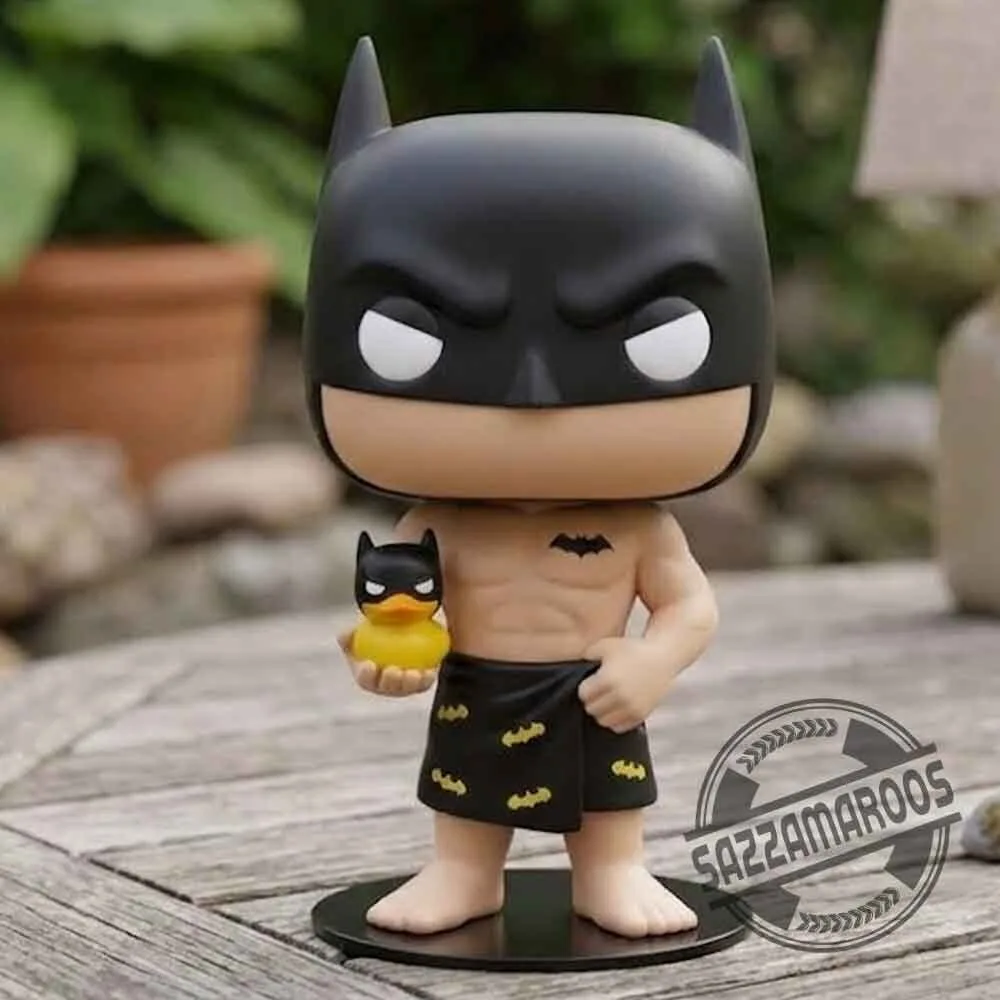 Funko Pop! Bathtime Batman with Masked Duck #01 Vinyl Figure Collectible Model Toy 5 Funko Pop! Bathtime Batman with Masked Duck #01 Vinyl Figure Collectible Model Toy
