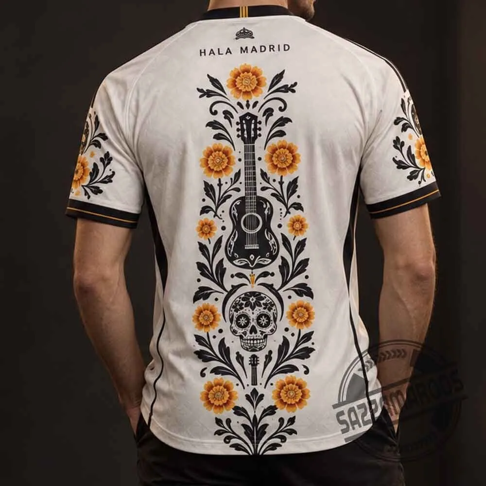 Real Madrid Dia de Muertos Special Edition Soccer Jersey Shirt 5 Real Madrid Dia de Muertos Special Edition Soccer Jersey Shirt
