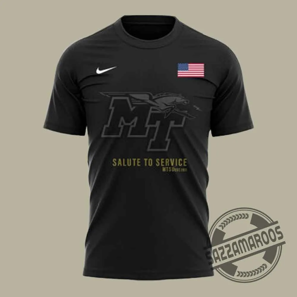 Middle Tennessee Blue Raiders Salute to Service Shirt