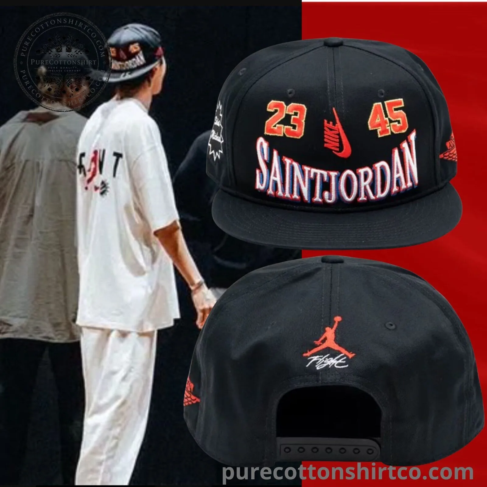BTS J-HOPE Jordan x Saint Mxxxxxx Cap