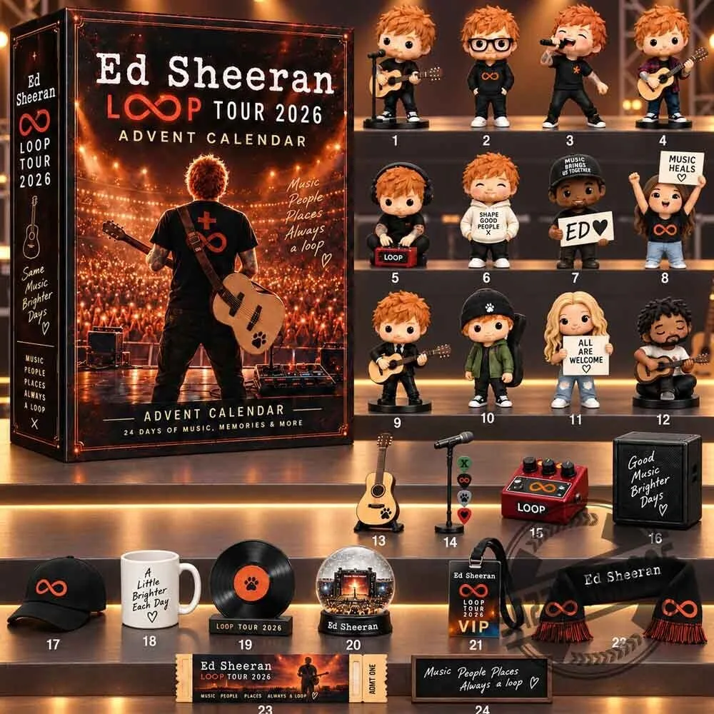 Ed Sheeran Loop Tour 2026 Advent Calendar 4 Ed Sheeran Loop Tour 2026 Advent Calendar