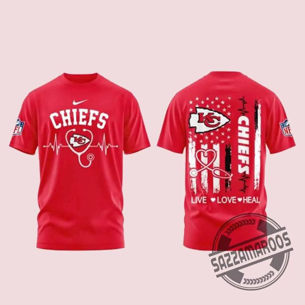 Kansas City Chiefs Nurse Appreciation Day T-Shirt 5 Kansas City Chiefs Nurse Appreciation Day T-Shirt