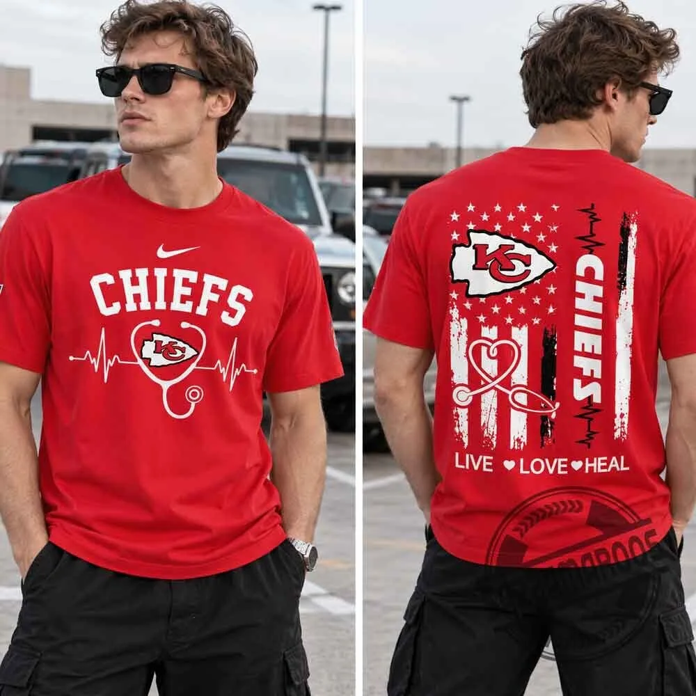 Kansas City Chiefs Nurse Appreciation Day T-Shirt 6 Kansas City Chiefs Nurse Appreciation Day T-Shirt