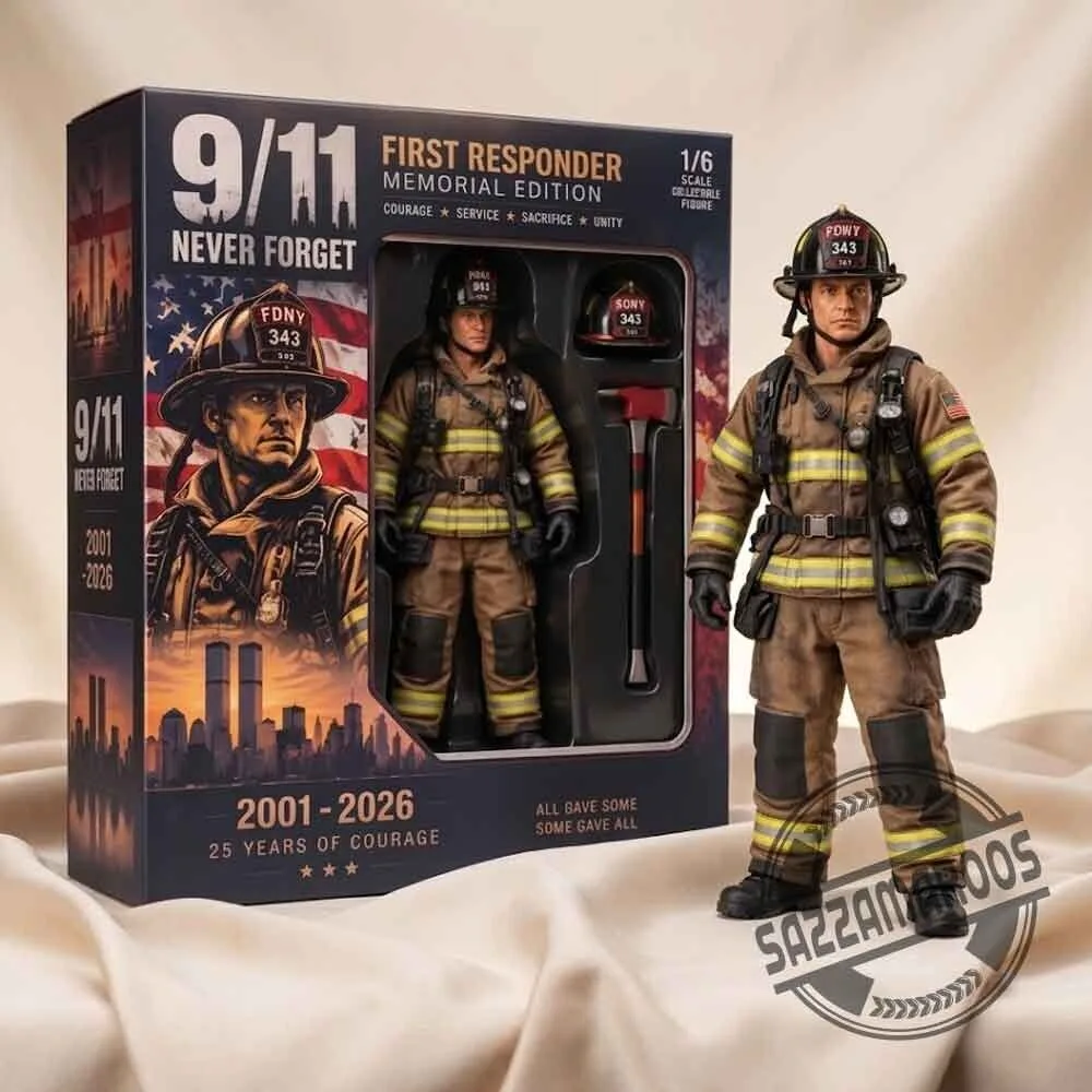 9/11 Memorial Edition First Responder Firefighter Action Figure 5 9/11 Memorial Edition First Responder Firefighter Action Figure