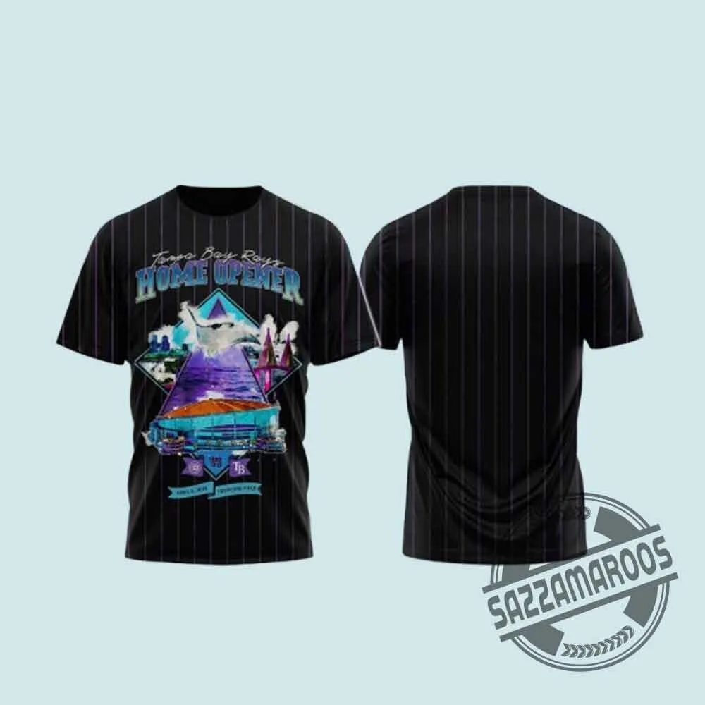 Tampa Bay Rays vs Cubs 2026 Home Opener T-Shirt 5 Tampa Bay Rays vs Cubs 2026 Home Opener T-Shirt