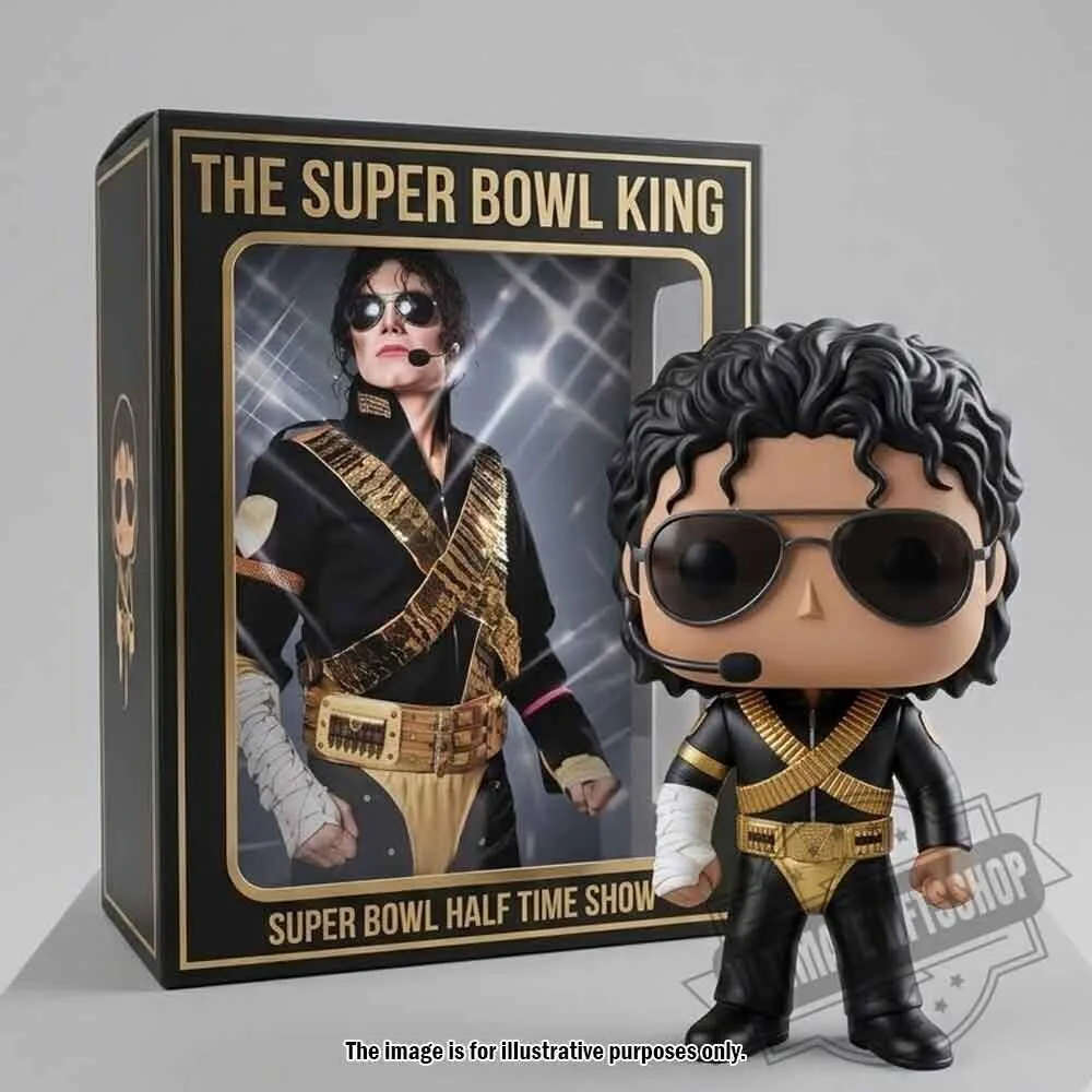 Michael Jackson Super Bowl Halftime Show Vinyl Figure 3 Michael Jackson Super Bowl Halftime Show Vinyl Figure