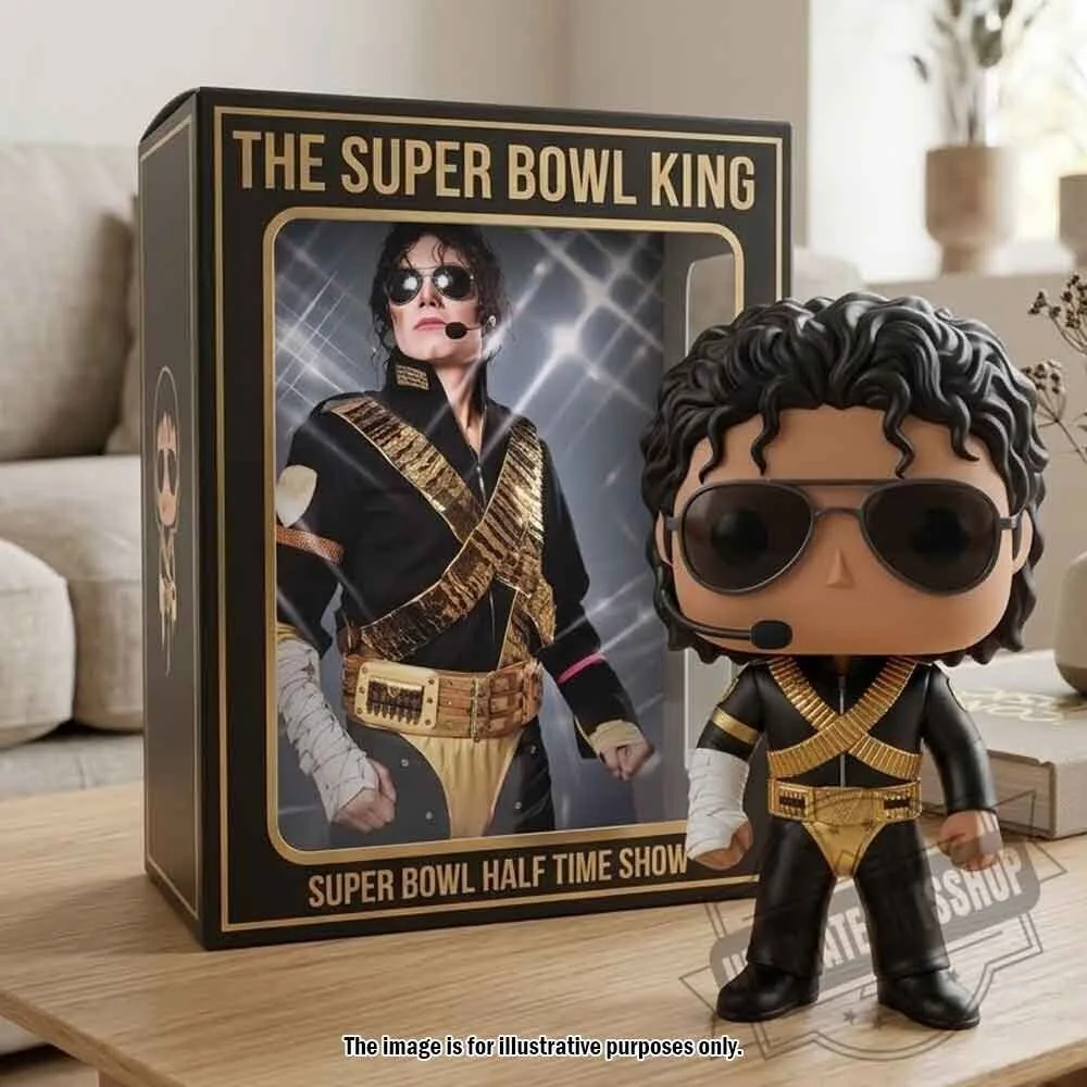Michael Jackson Super Bowl Halftime Show Vinyl Figure 4 Michael Jackson Super Bowl Halftime Show Vinyl Figure
