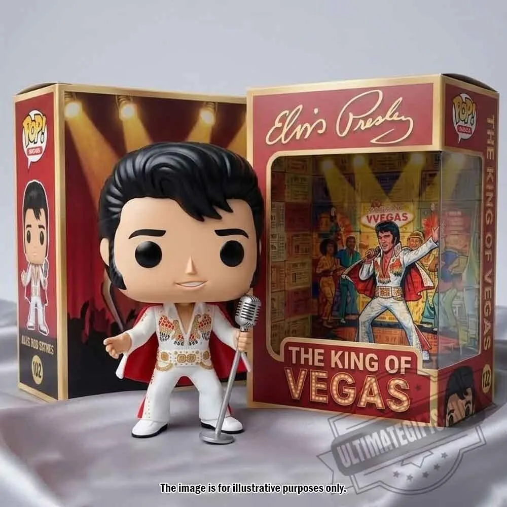Funko Pop! Elvis Presley The King of Vegas Vinyl Figure 3 Funko Pop! Elvis Presley The King of Vegas Vinyl Figure