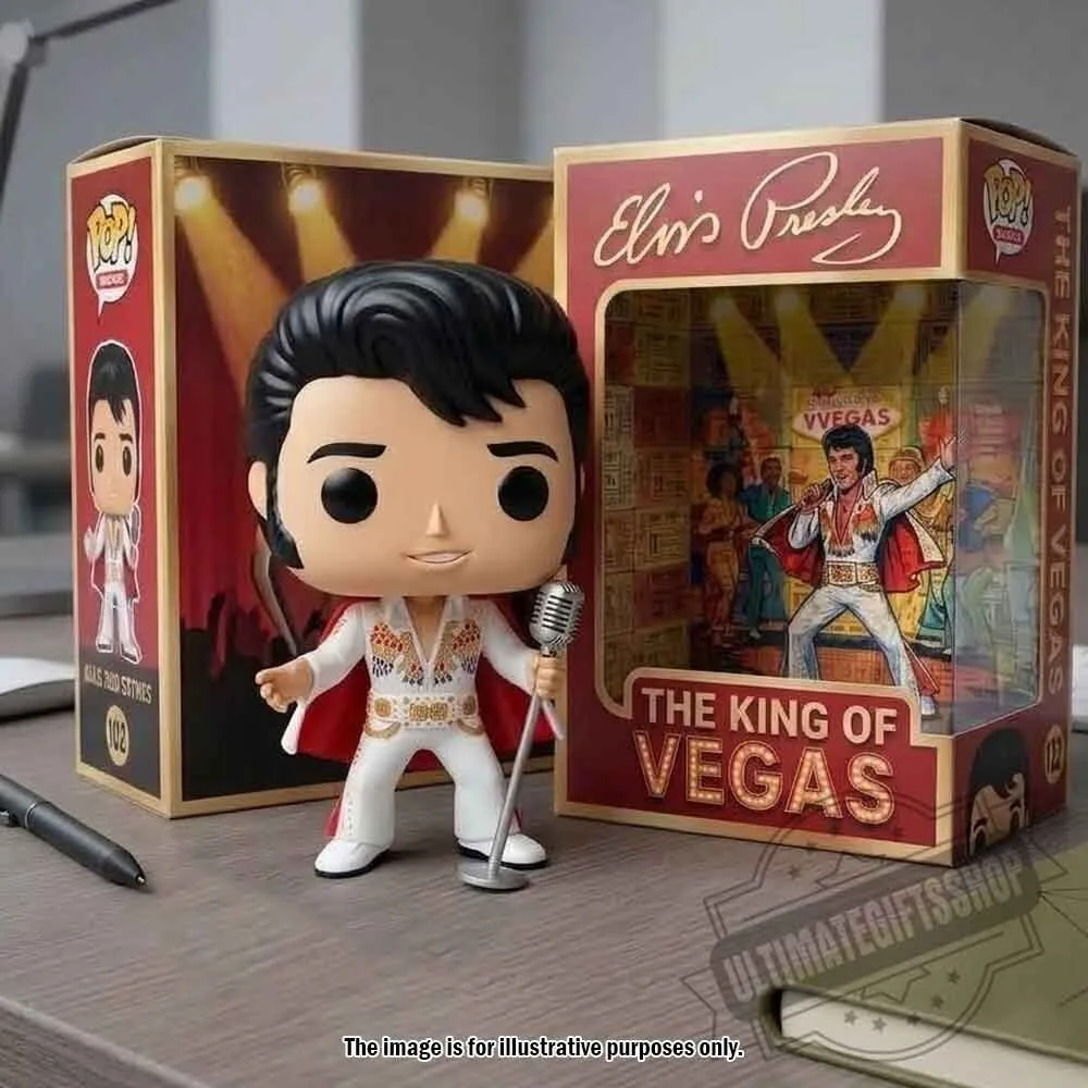 Funko Pop! Elvis Presley The King of Vegas Vinyl Figure 4 Funko Pop! Elvis Presley The King of Vegas Vinyl Figure