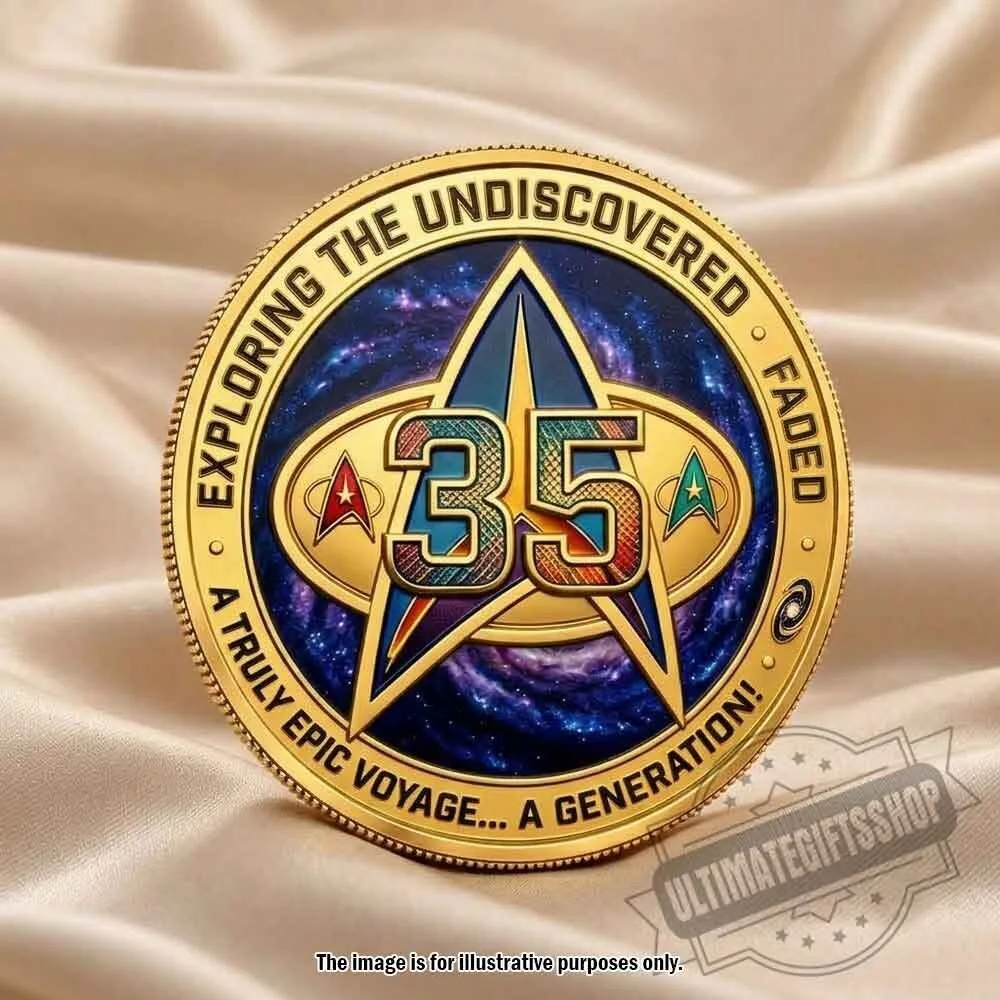 Star Trek VI The Undiscovered Country 35th Anniversary Commemorative Coin 3 Star Trek VI The Undiscovered Country 35th Anniversary Commemorative Coin