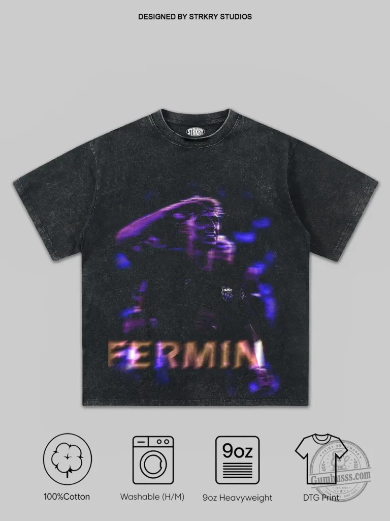 Fermin Lopez FC Barcelona Soccer Player Graphic Print T-Shirt 3 Fermin Lopez FC Barcelona Soccer Player Graphic Print T-Shirt