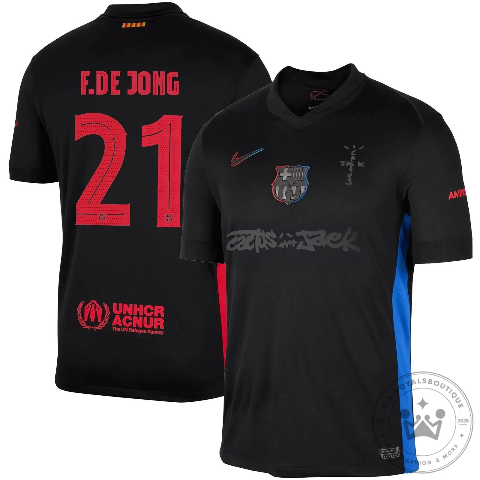 FC Barcelona Lamine Yamal Travis Scott Edition 2024-2025 Football Jersey 32 FC Barcelona Lamine Yamal Travis Scott Edition 2024-2025 Football Jersey