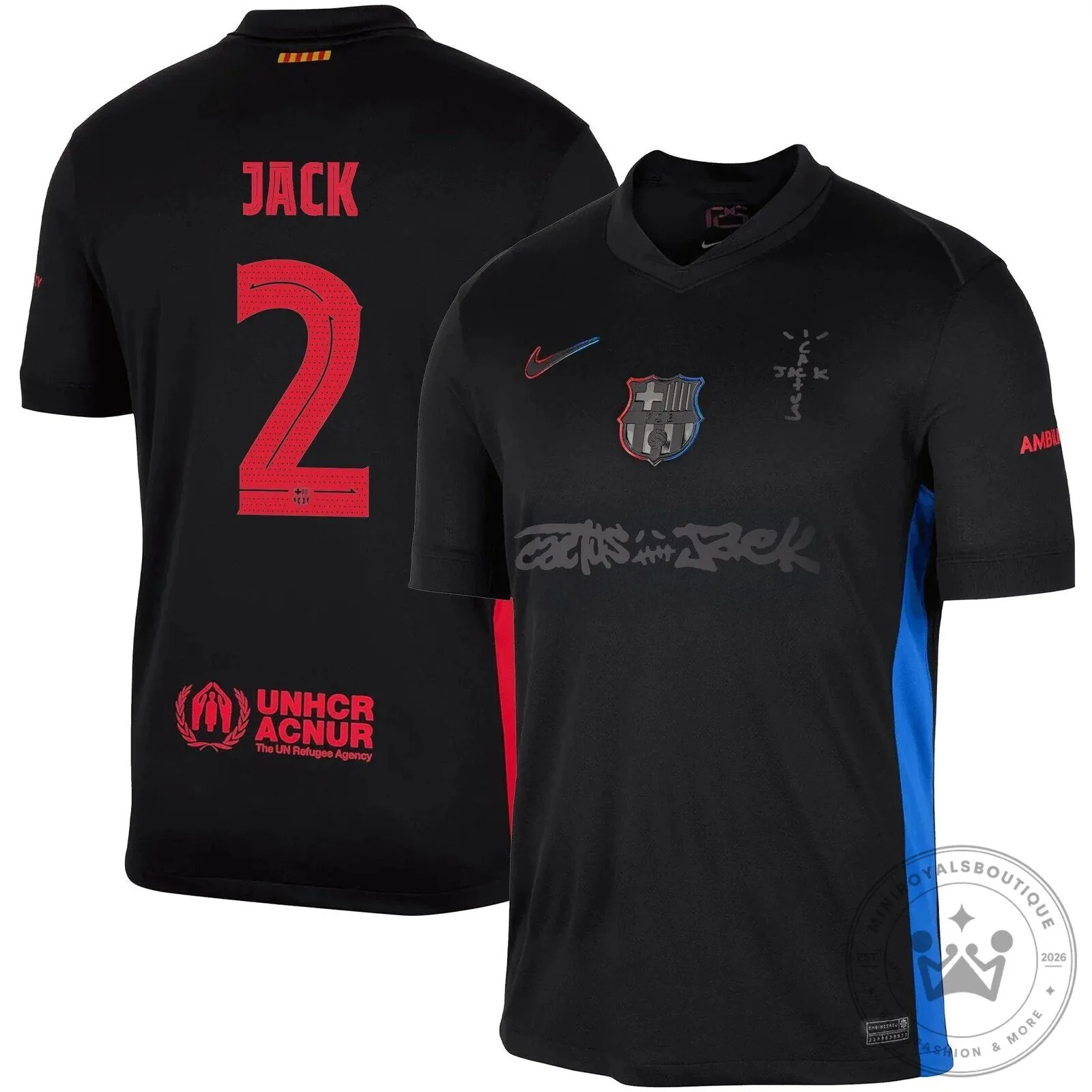 FC Barcelona Lamine Yamal Travis Scott Edition 2024-2025 Football Jersey 34 FC Barcelona Lamine Yamal Travis Scott Edition 2024-2025 Football Jersey