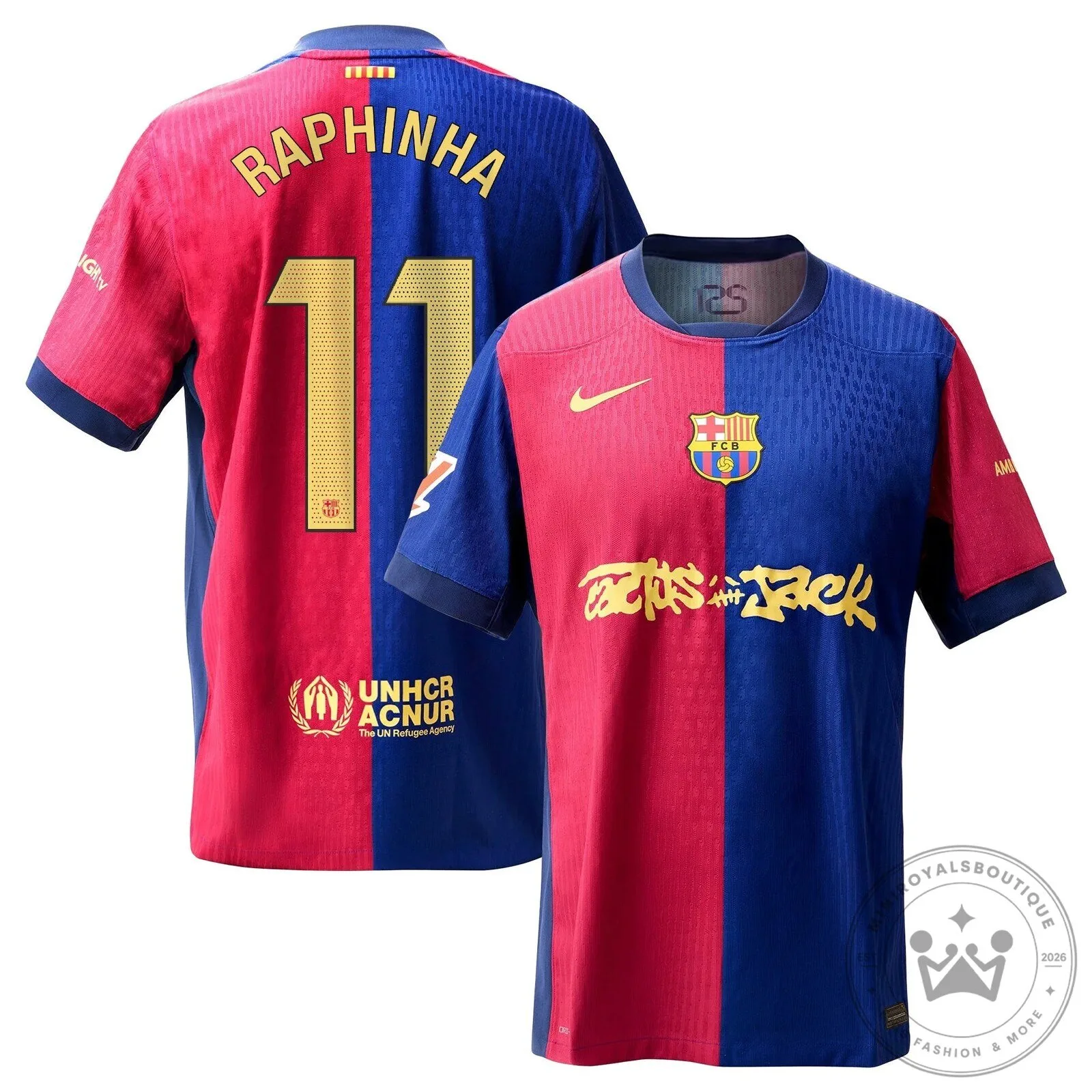 FC Barcelona Lamine Yamal Travis Scott Edition 2024-2025 Football Jersey 37 FC Barcelona Lamine Yamal Travis Scott Edition 2024-2025 Football Jersey