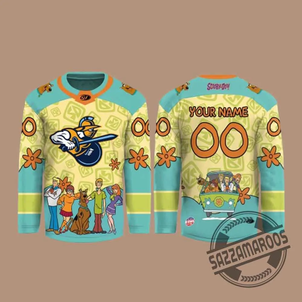 Scooby-Doo x Greenville Swamp Rabbits Personalized Hockey Jersey (2) Scooby-Doo x Greenville Swamp Rabbits Personalized Hockey Jersey