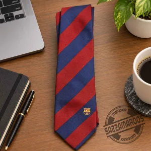 FC Barcelona Flag Logo Necktie 3 FC Barcelona Flag Logo Necktie
