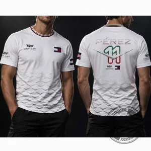 Sergio Perez #11 Cadillac F1 Team Racing Mexico Edition Jersey Shirt
