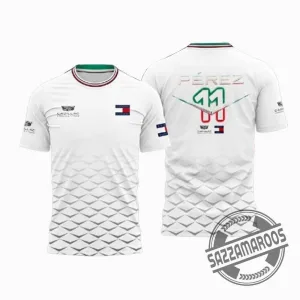 Sergio Perez #11 Cadillac F1 Team Racing Mexico Edition Jersey Shirt