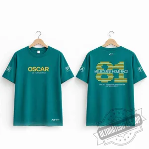 Oscar Piastri #81 Melbourne Home Race T-Shirt