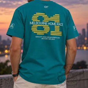 Oscar Piastri #81 Melbourne Home Race T-Shirt